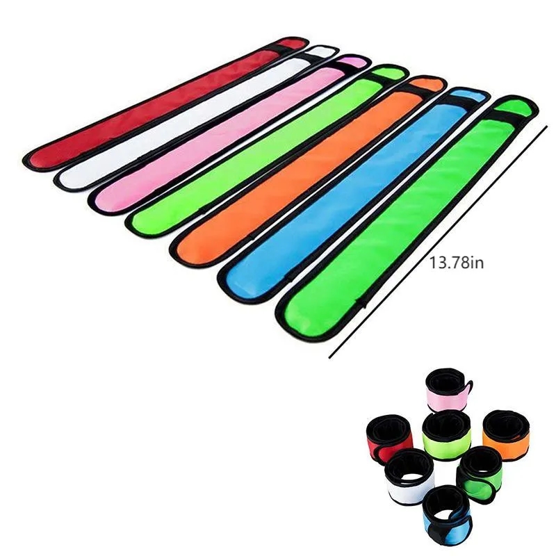 LED Light Up Band Slap Bracelets 3