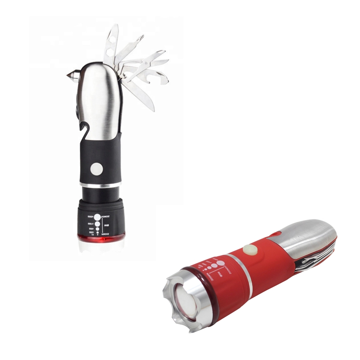 Multi-function Safety Hammer Tools Flashlight 3