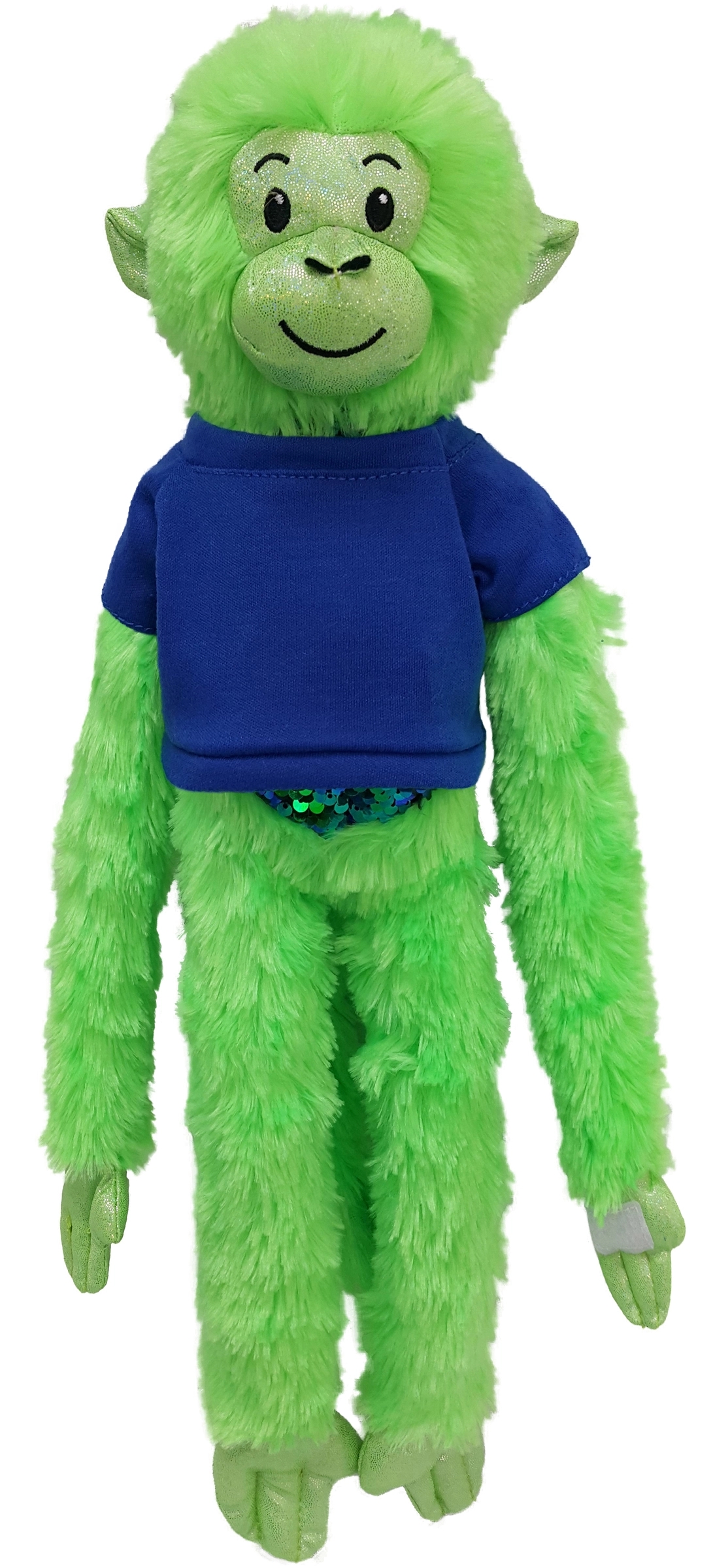 21" Green Spider Monkey with Sequins 15