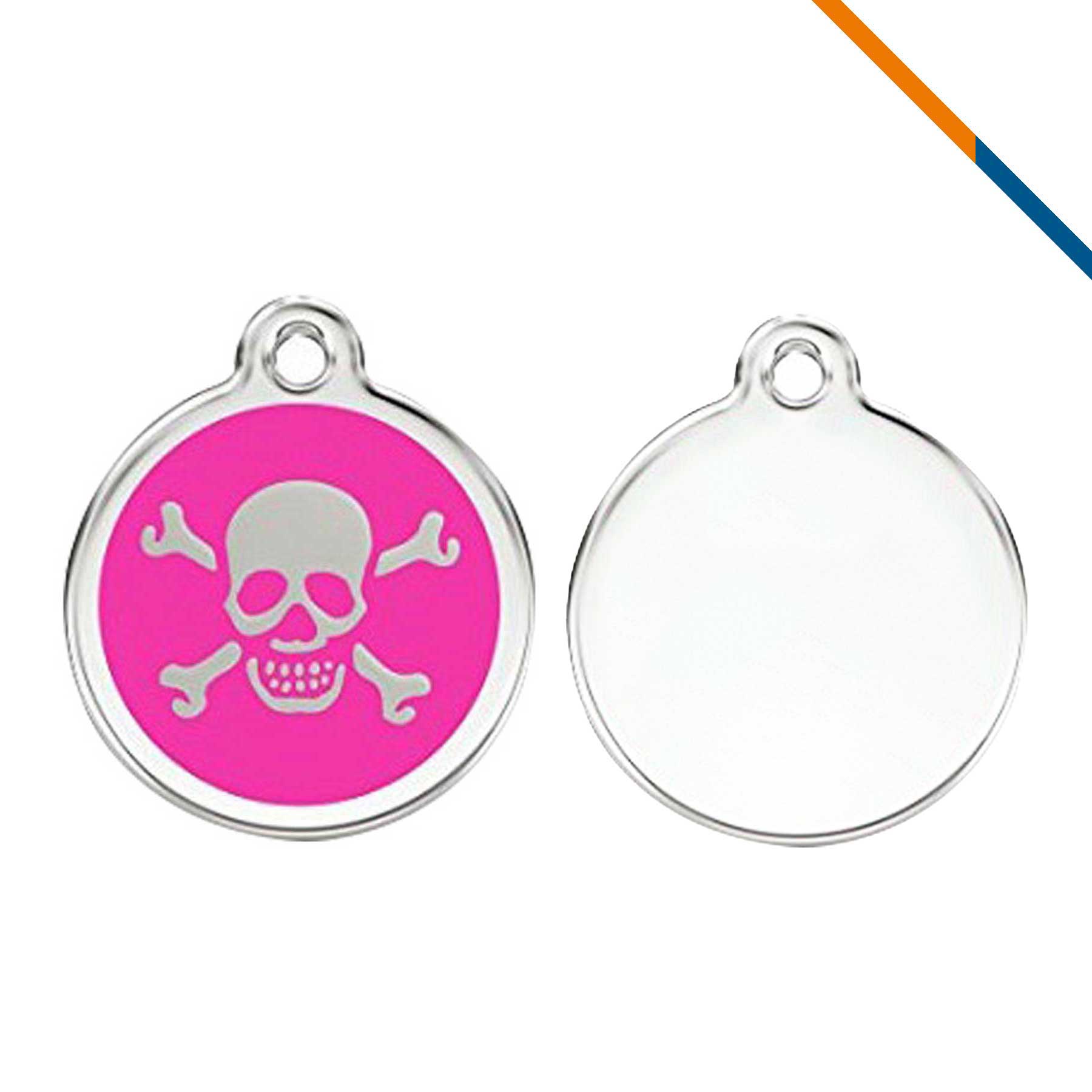 Ruby Skull Pet Tag 6