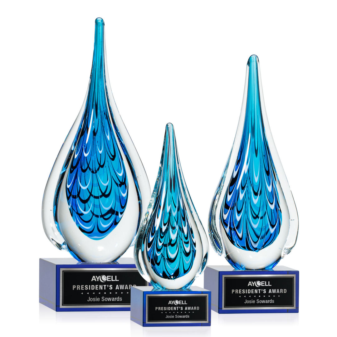 Worchester Award on Hancock Base - Blue