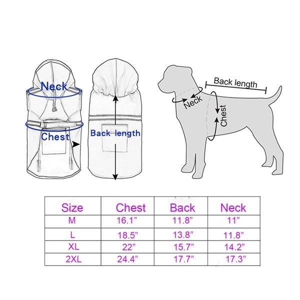 Pet Raincoat 2