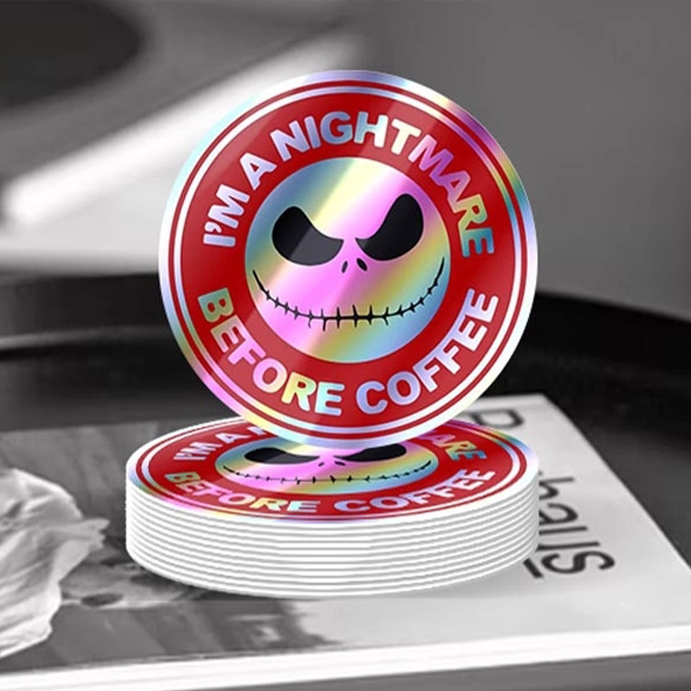 6" Custom Holographic Sticker 8