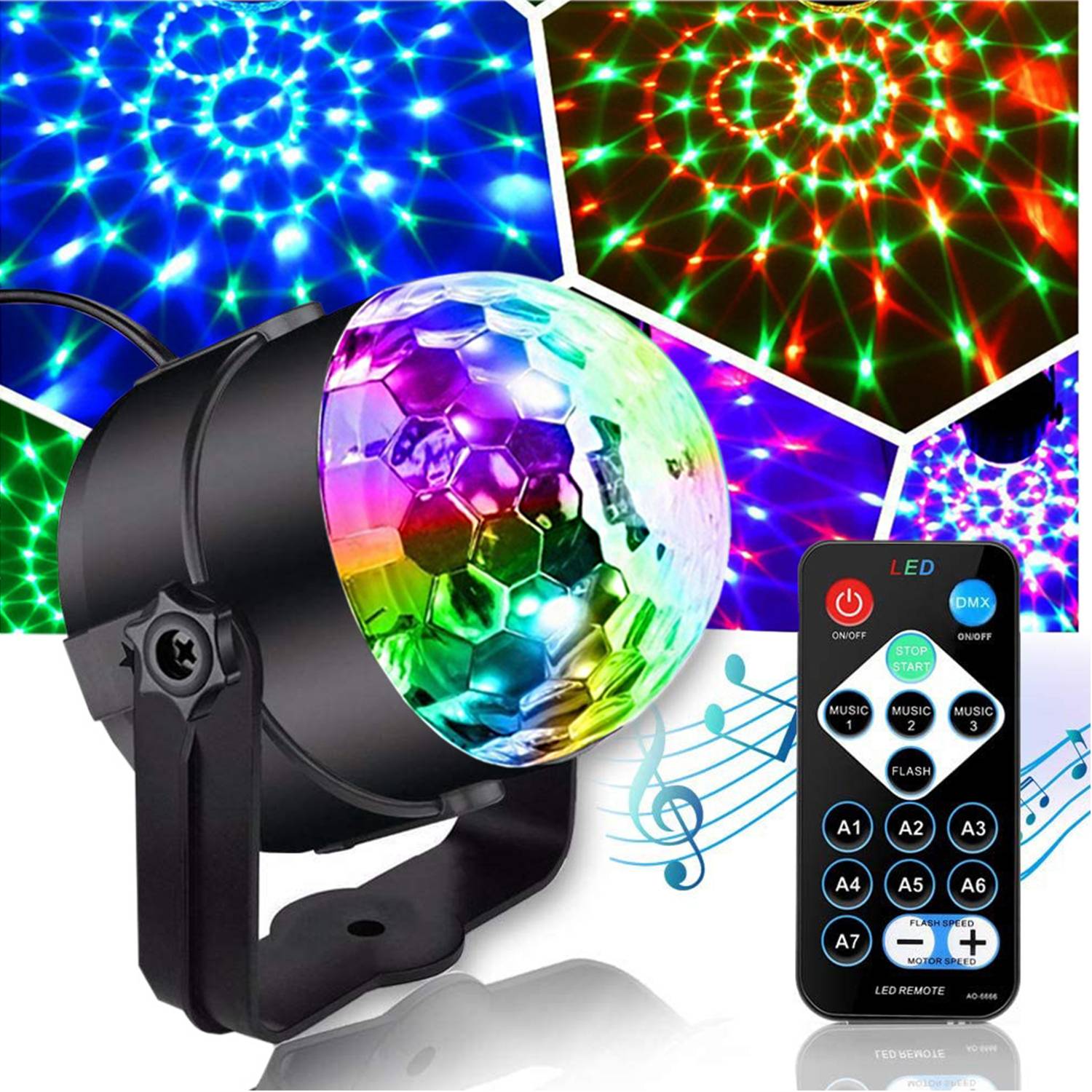 Sound Activated Party Light Ball Lighting 6