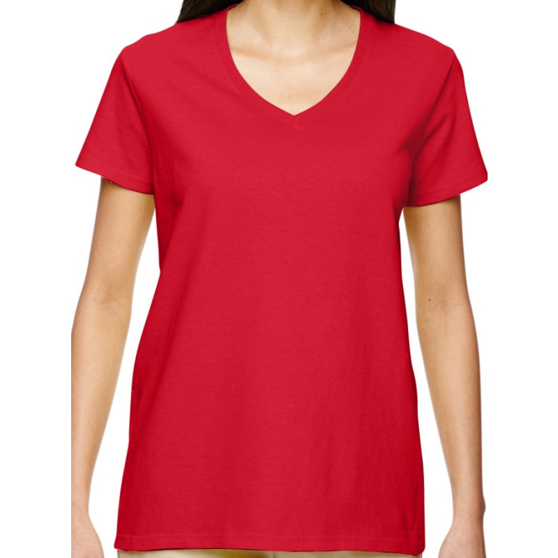 Gildan Heavy Cotton™ Ladies 5.3 Oz. V-Neck T-Shirt 25