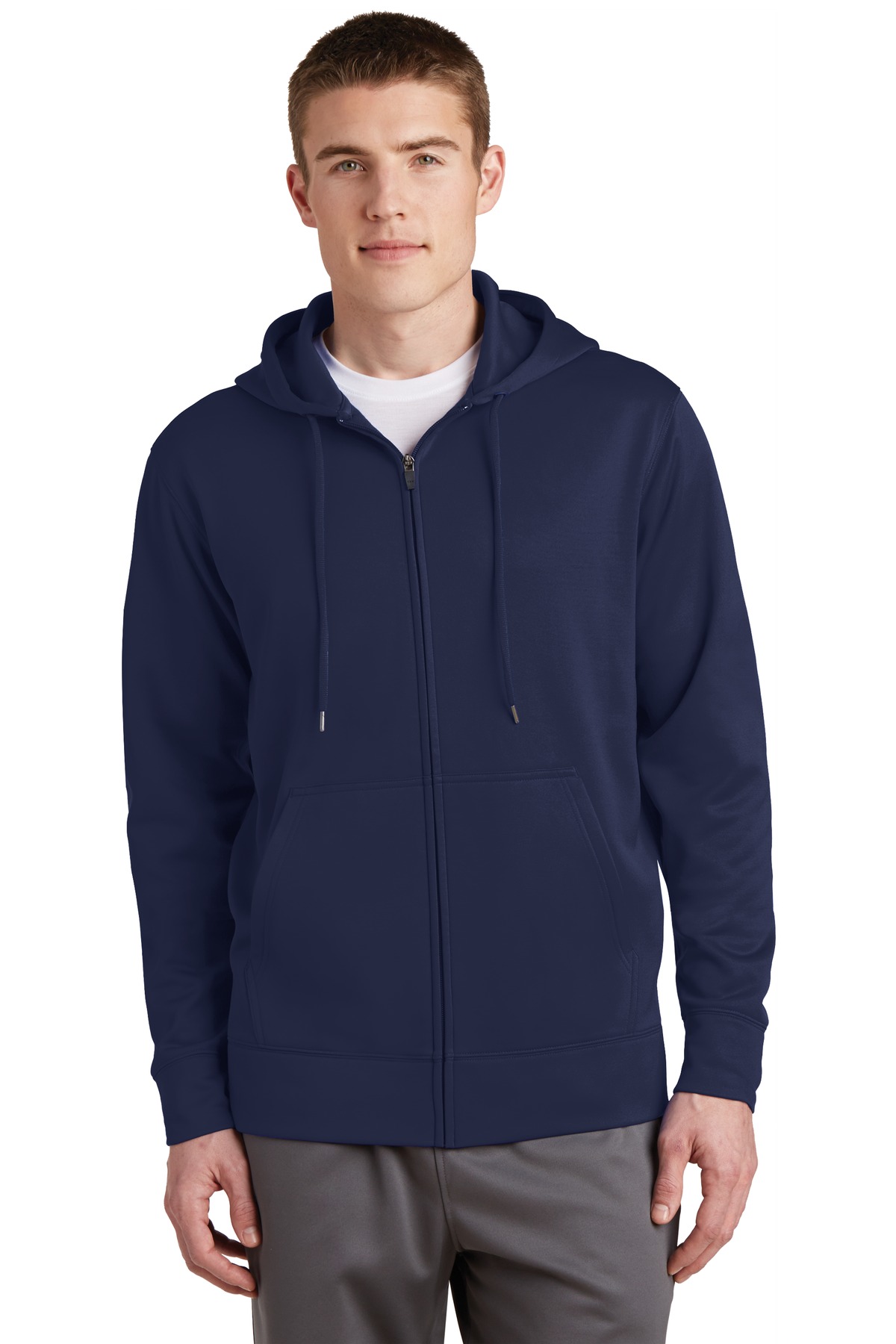 Sport-Tek Sport-Wick Fleece Full-Zip Hooded Jacket. ST238 16