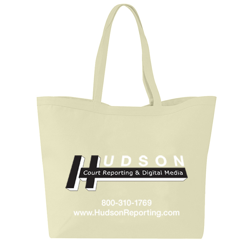 Canvas Big Tote, custom tote bag with logo imprint 8