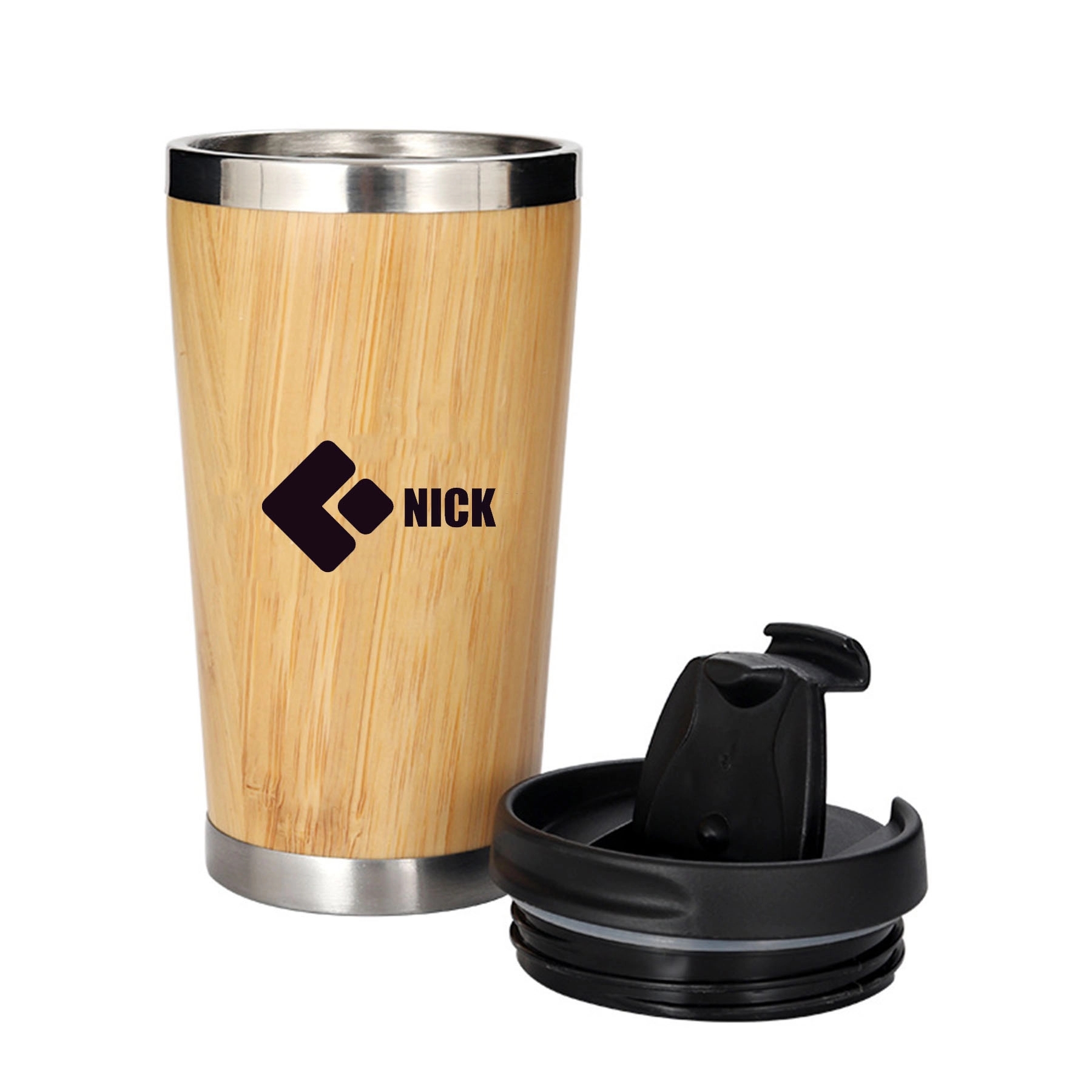15 Oz Bamboo Travel Tumbler 8
