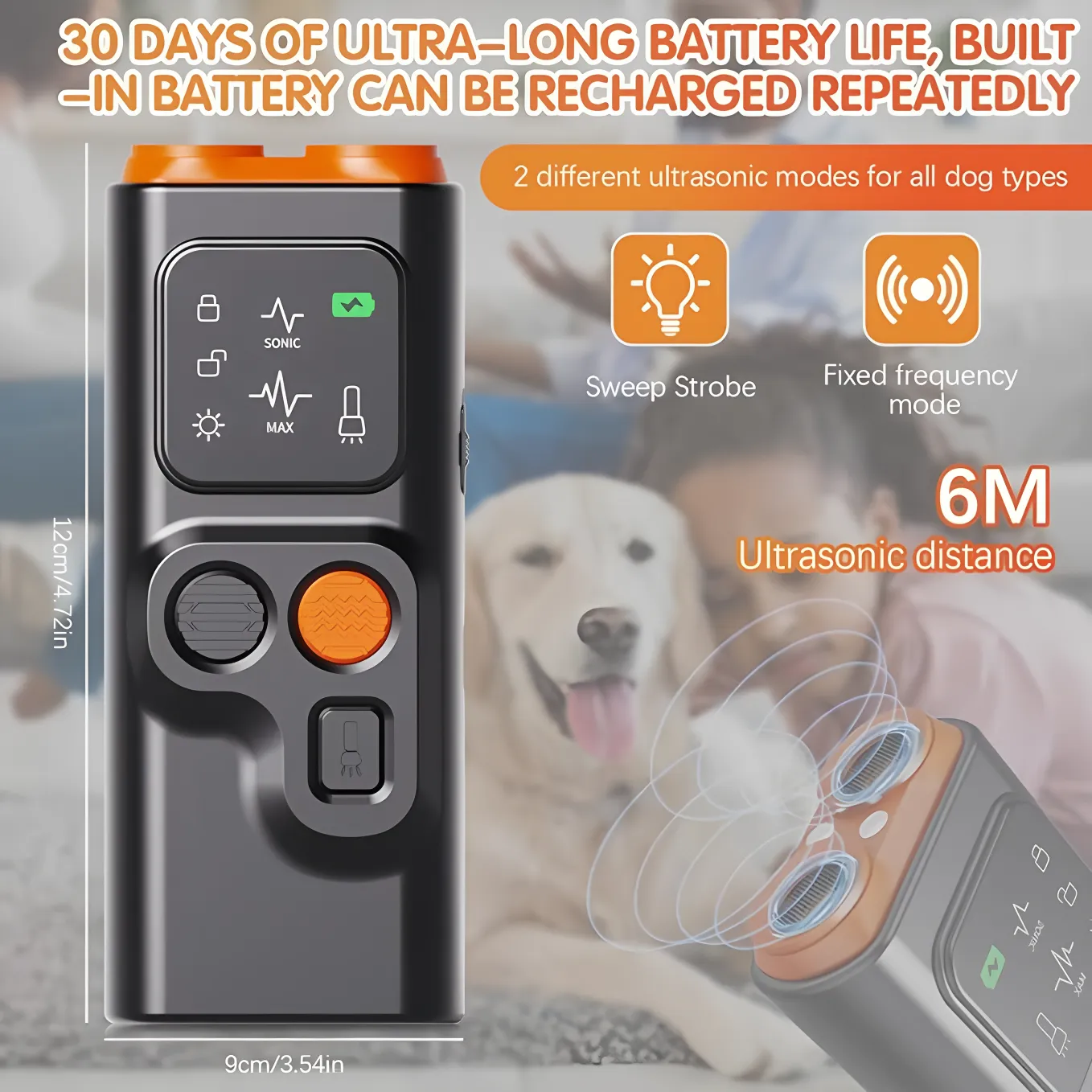 Rechargeable Dog Training Device with USB Charging 8