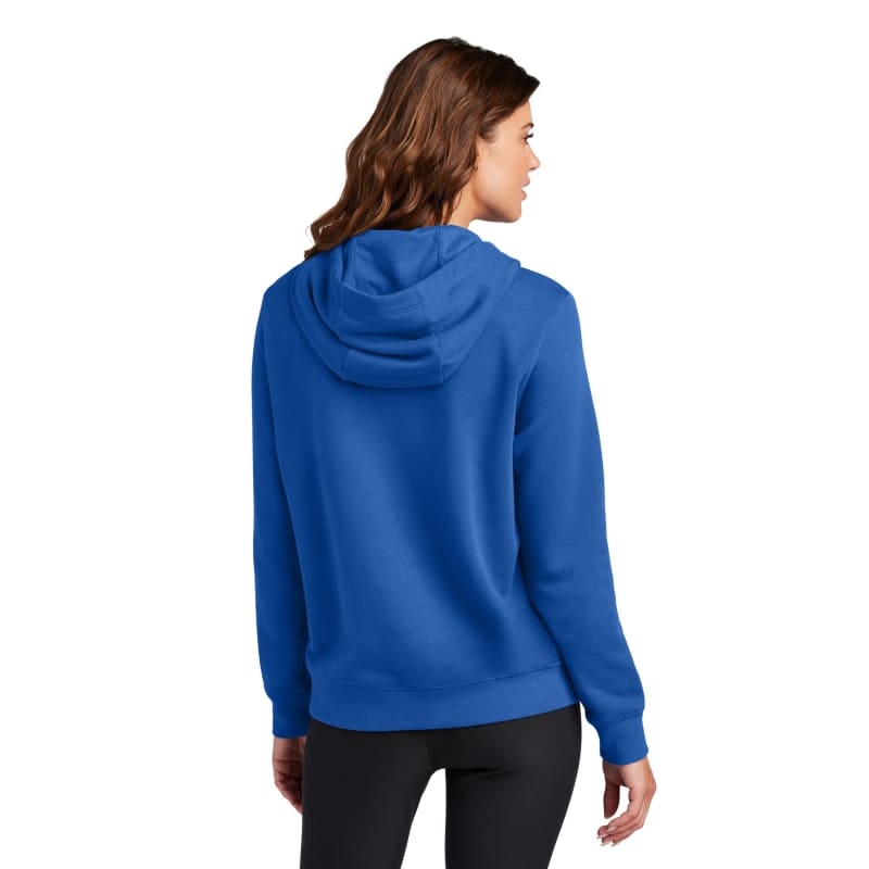 Nike Ladies Club Fleece Sleeve Swoosh Pullover Hoodie 15