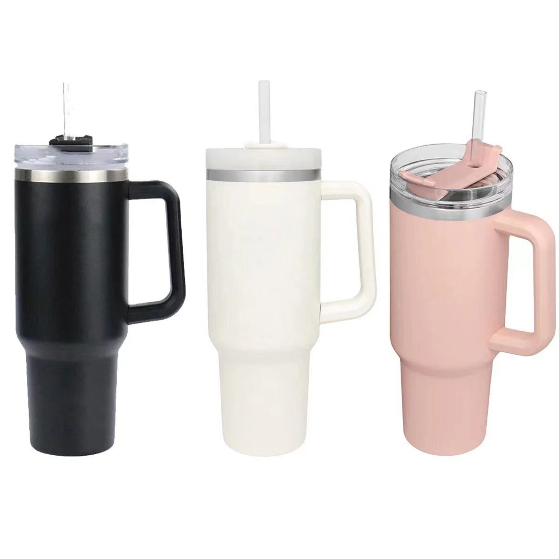 40 Oz. Stainless Steel Tumbler With Straw 2