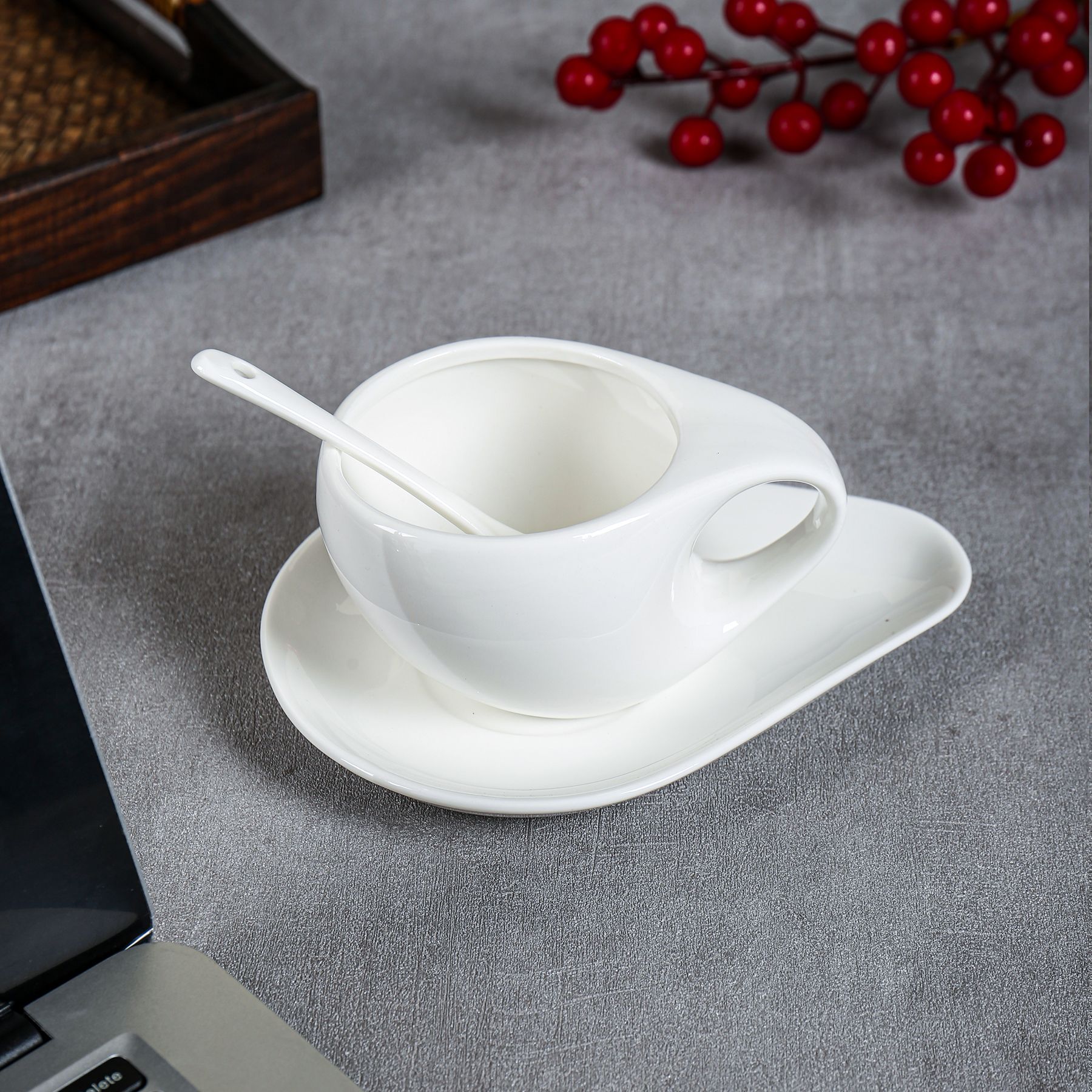 7oz Ceramic Coffee Cup 2