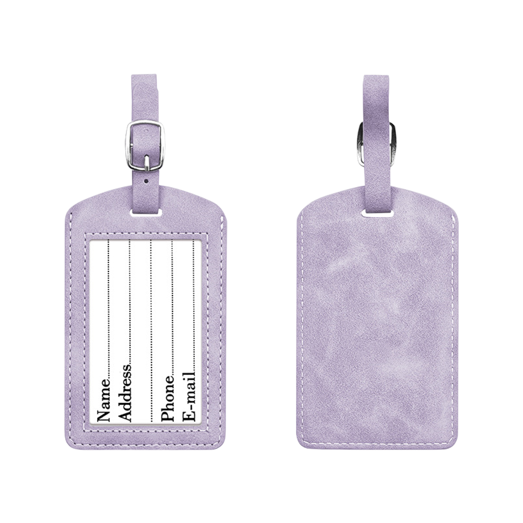 Premium Soft-Touch PU Luggage Tag 4