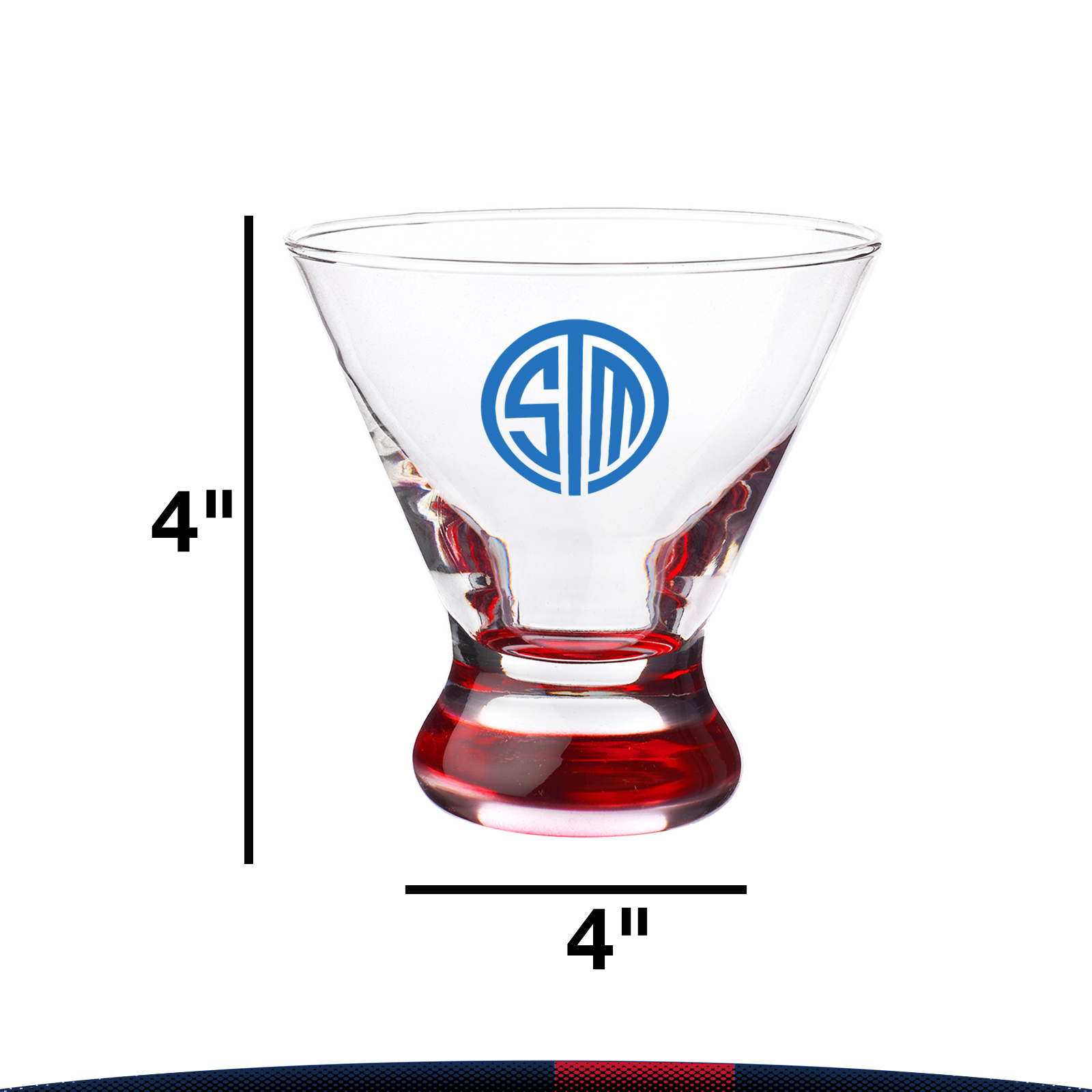 8.25 oz. Libbey Stemless Martini Glasses 8