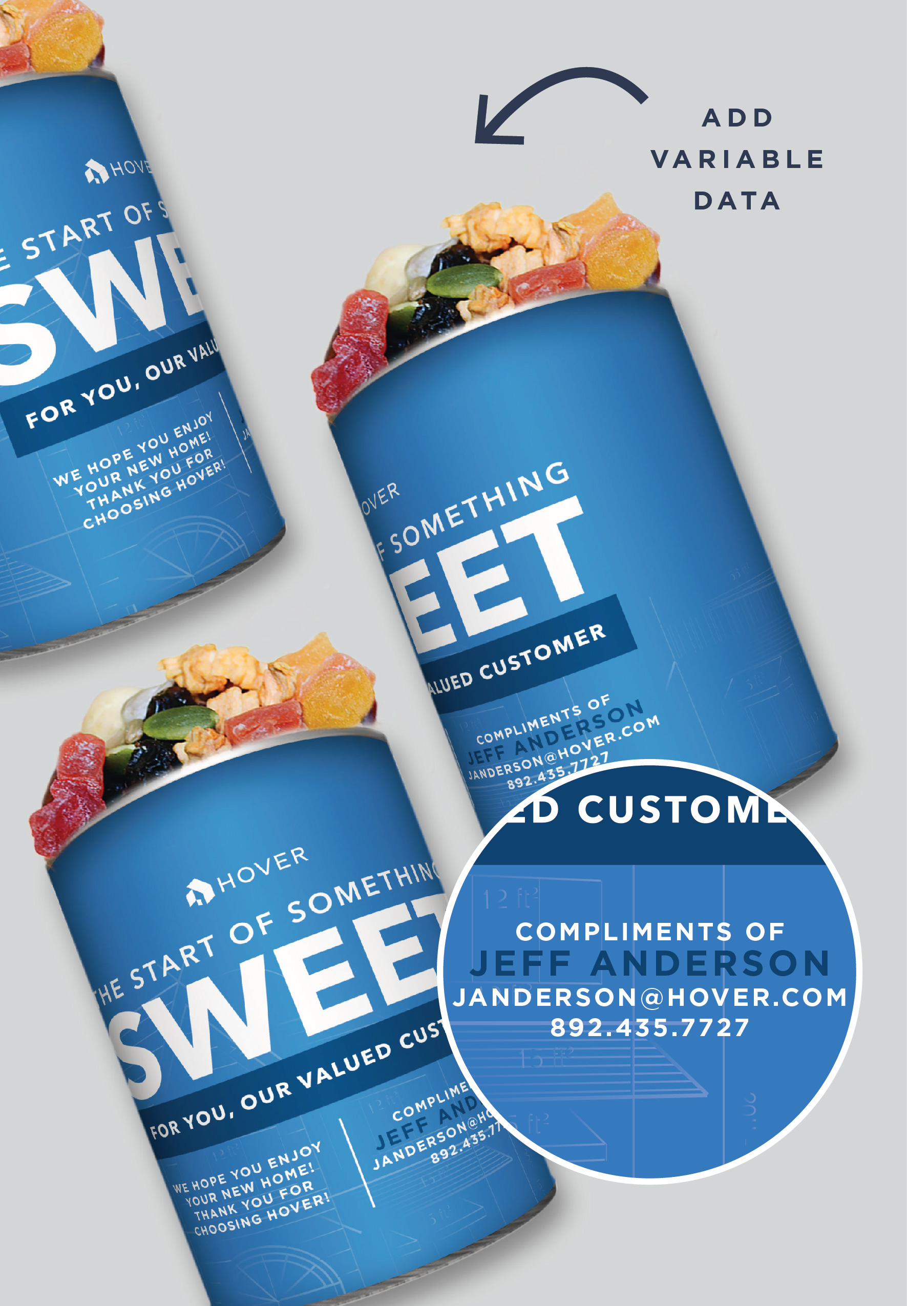 4" Custom Snack Canister 3