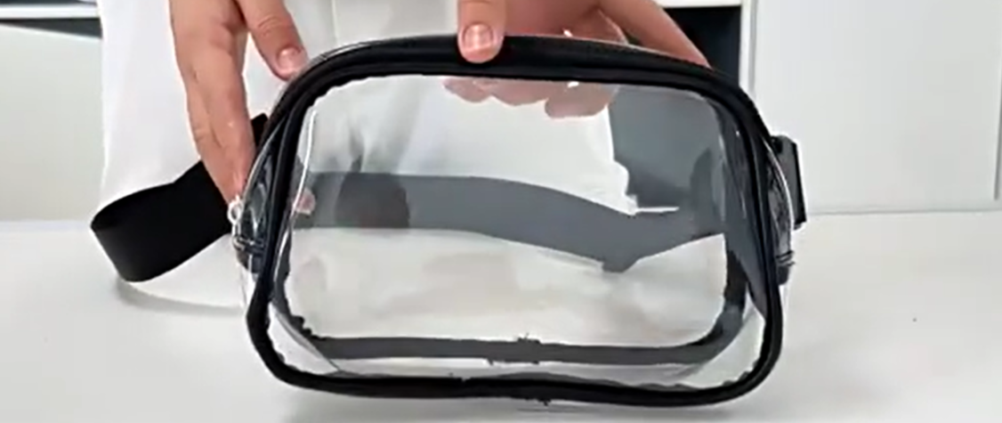 Clear Fanny Pack Stadium Approved Belt Bag 2