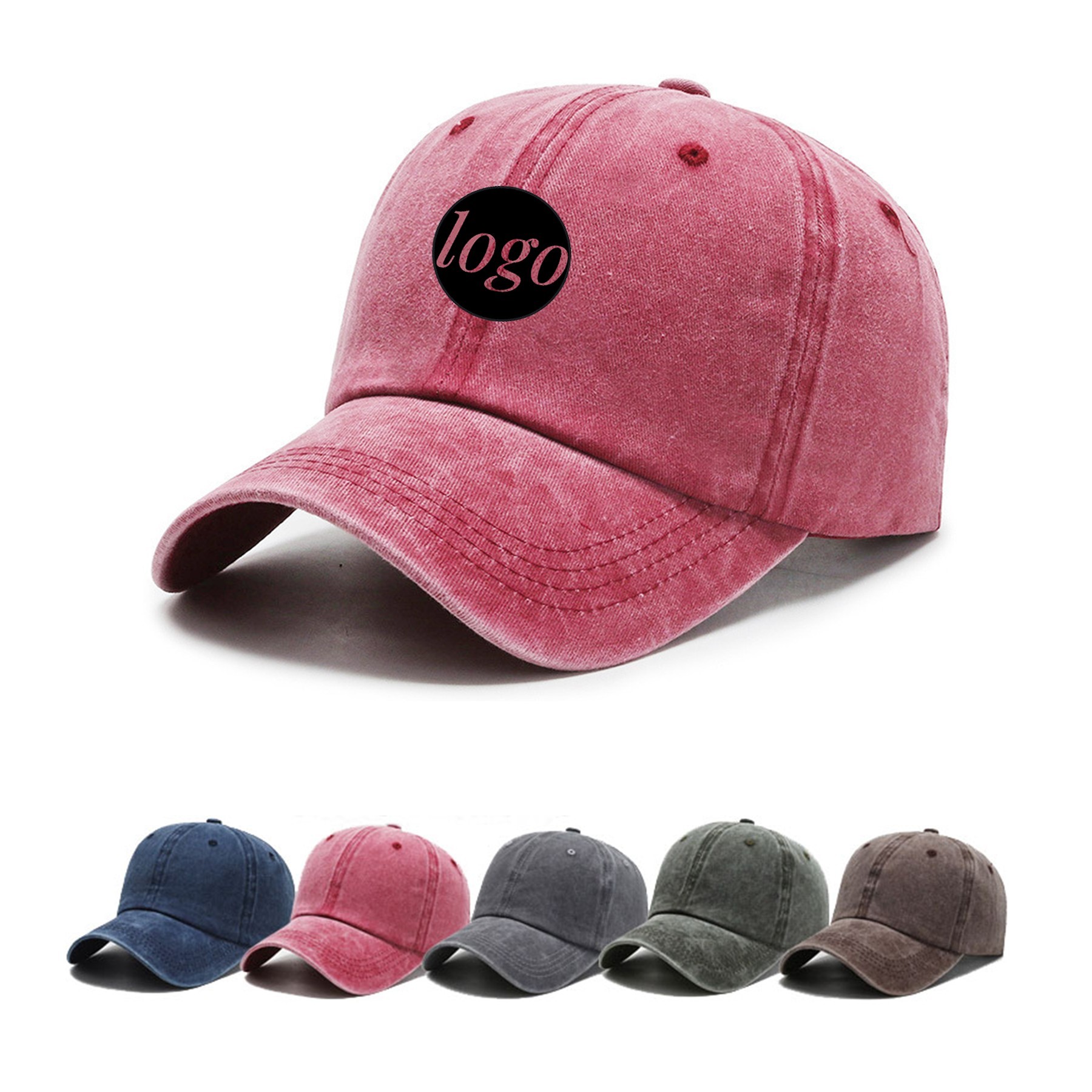 Vintage Washed Cotton Baseball Cap