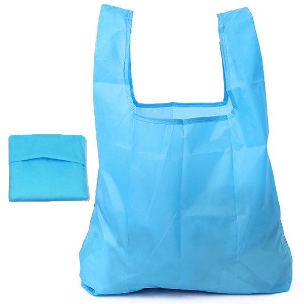 Recycle PET Polyester Foldaway Tote In A Pouch 5