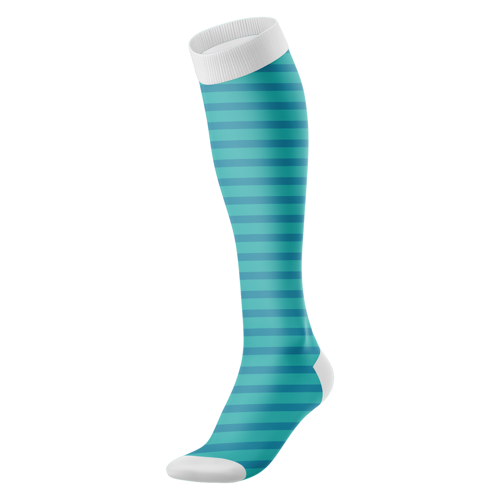 Jacquard Weave 144-Needle Knee-High Soccer Socks 1