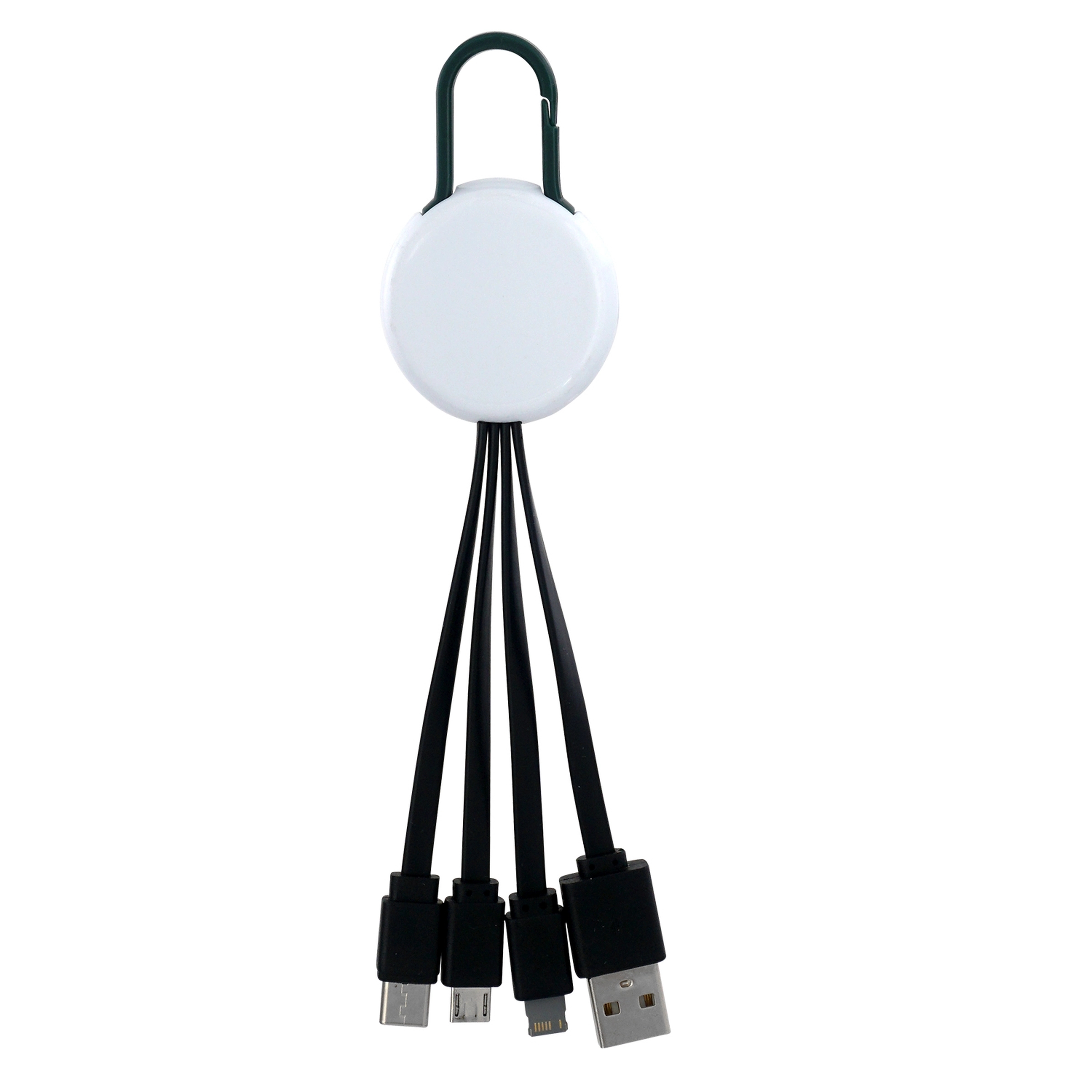 WHITE COLORFUL CLIP 3 IN 1 CHARGING CABLE 11
