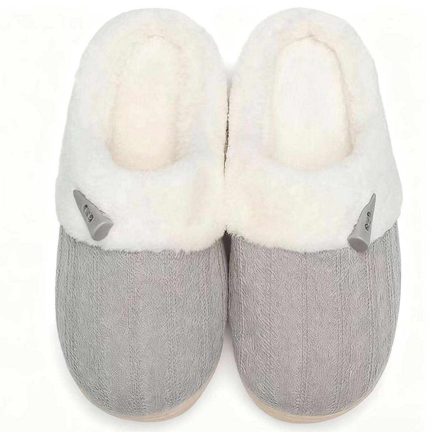 Winter Horn Buckle Knitted Plush Slippers 7