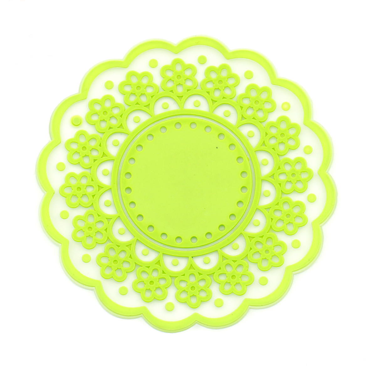 Round Flower Shape Cup Coaster 9