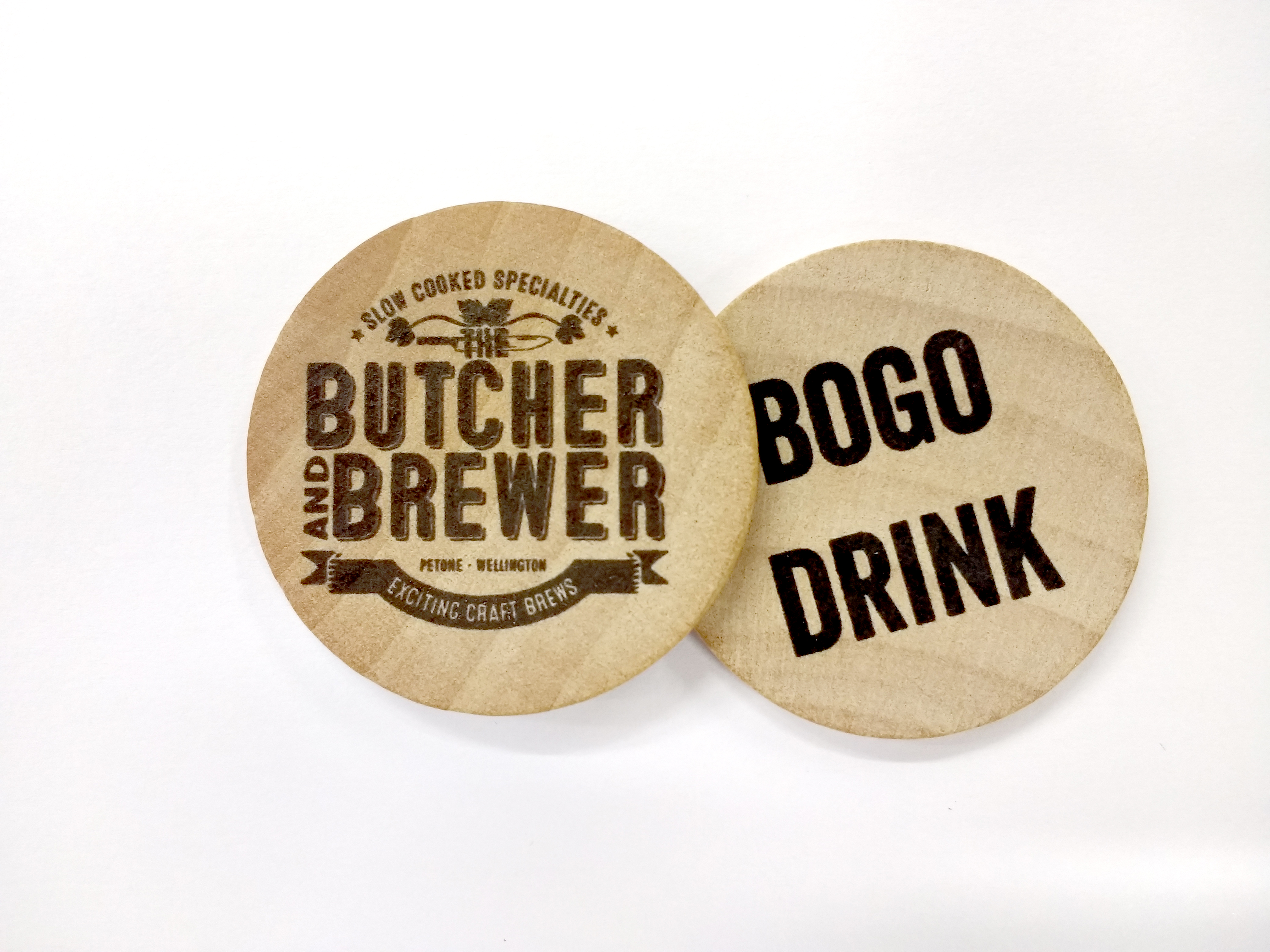 Wooden Nickel 1.5" 1