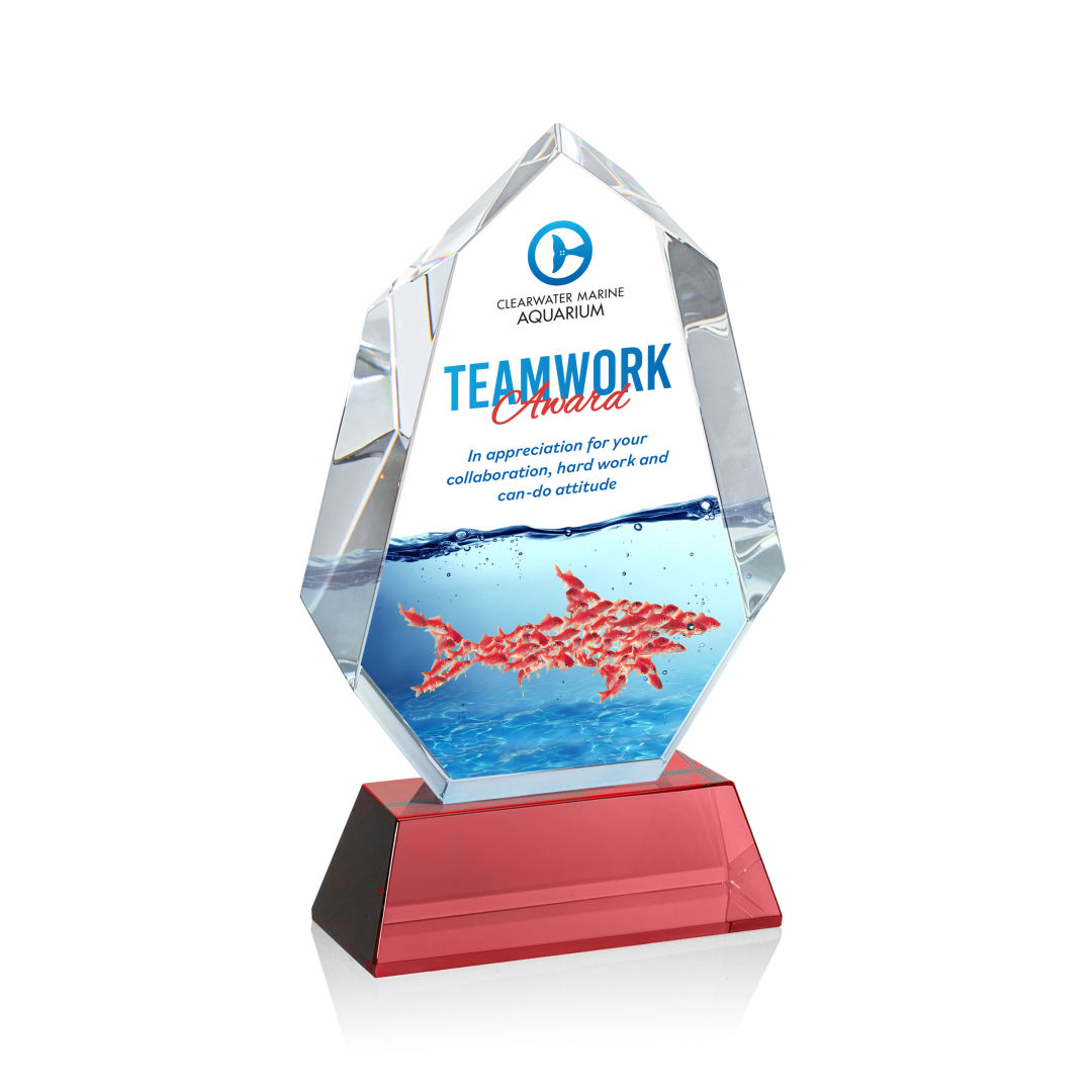 Norwood VividPrint™ Award on Newhaven Base - Red 11