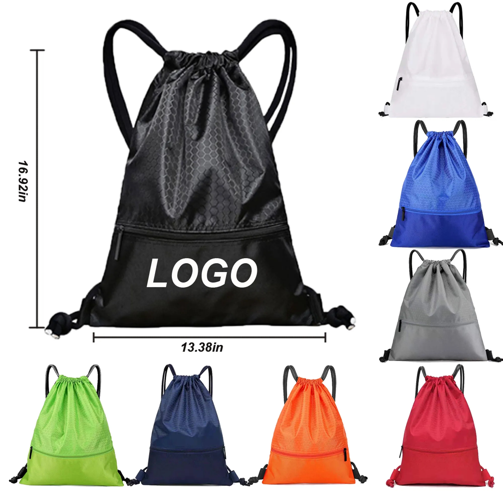 420d Drawstring Waterproof Backpack 2