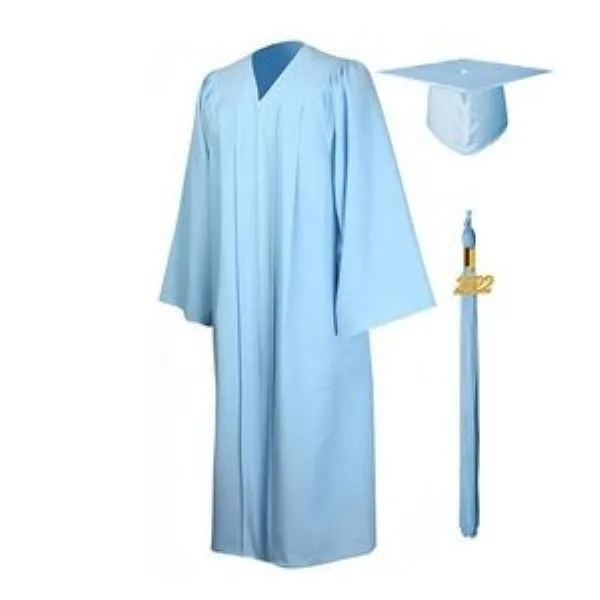 Matte Graduation Gown Cap Tassel Set 13