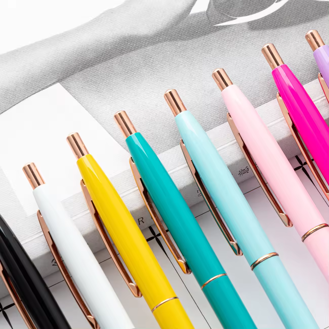 Solid Plastic Signature Ballpoint Pen 5