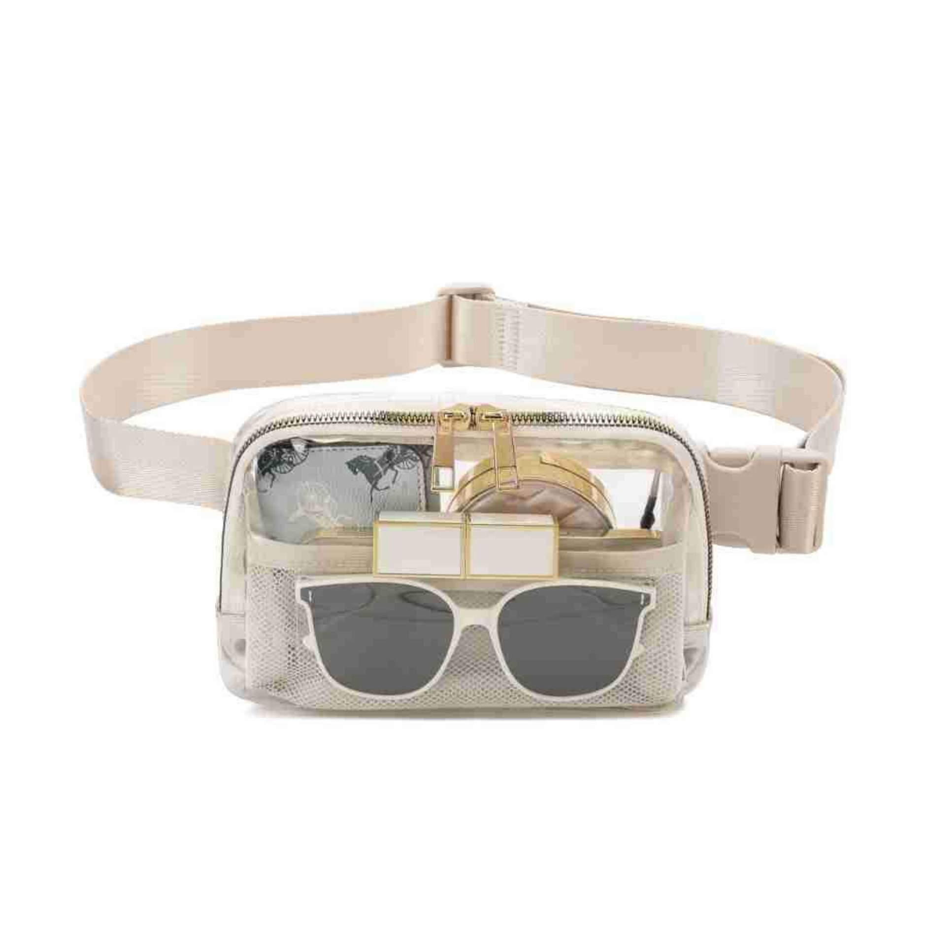 Clear Fanny Pack Stadium Approved Belt Bag with Adjustable Strap 18