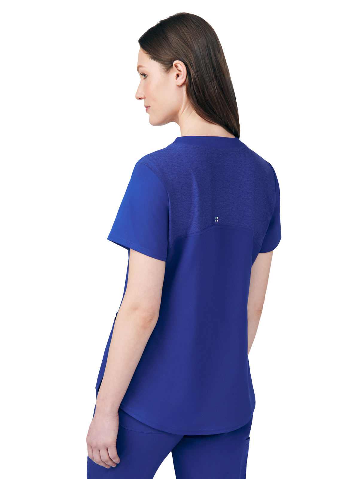 White Cross - VIBE - Women's Three-Pocket Curved V-Neckline Top 43