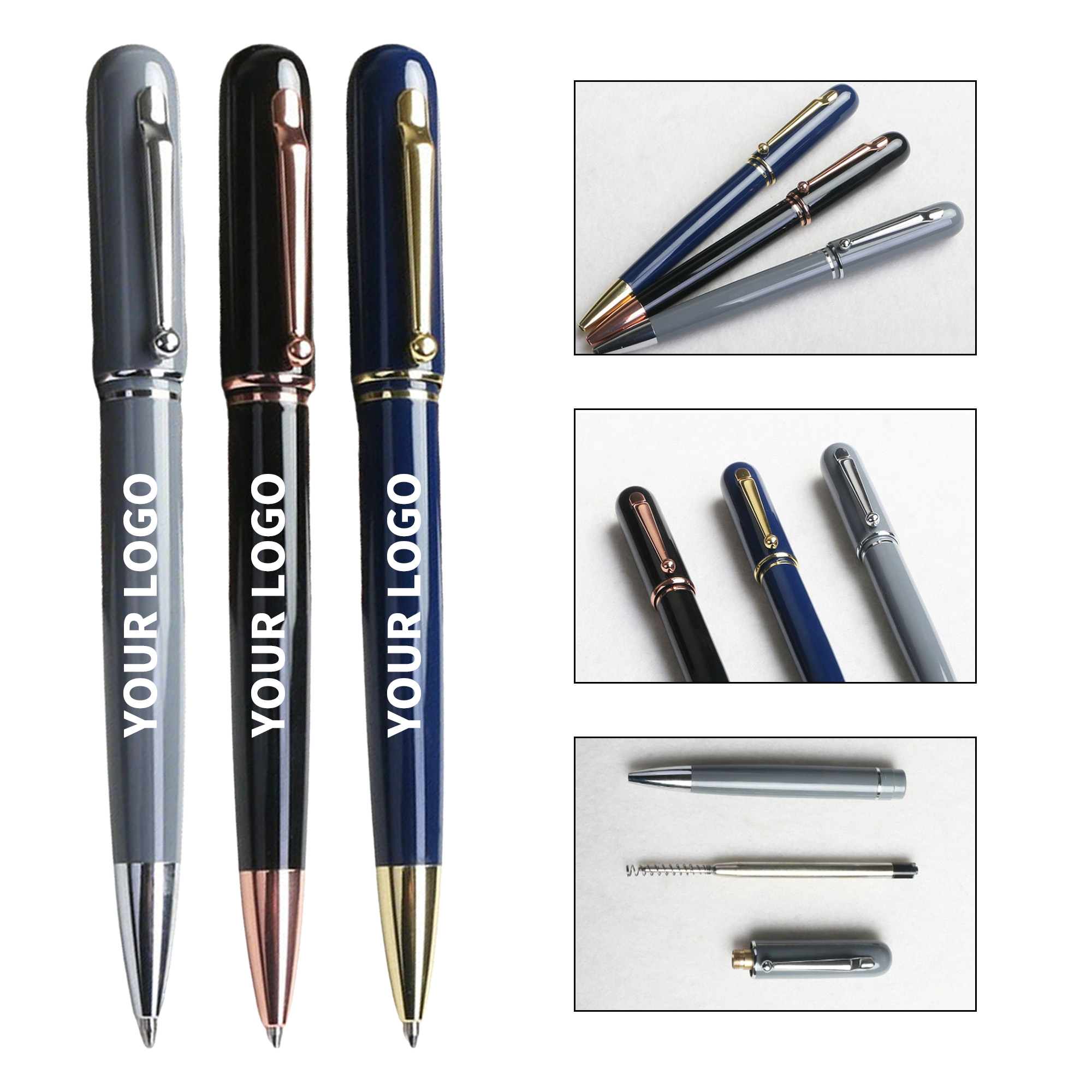 Twist Action Metal Gel Pen 3