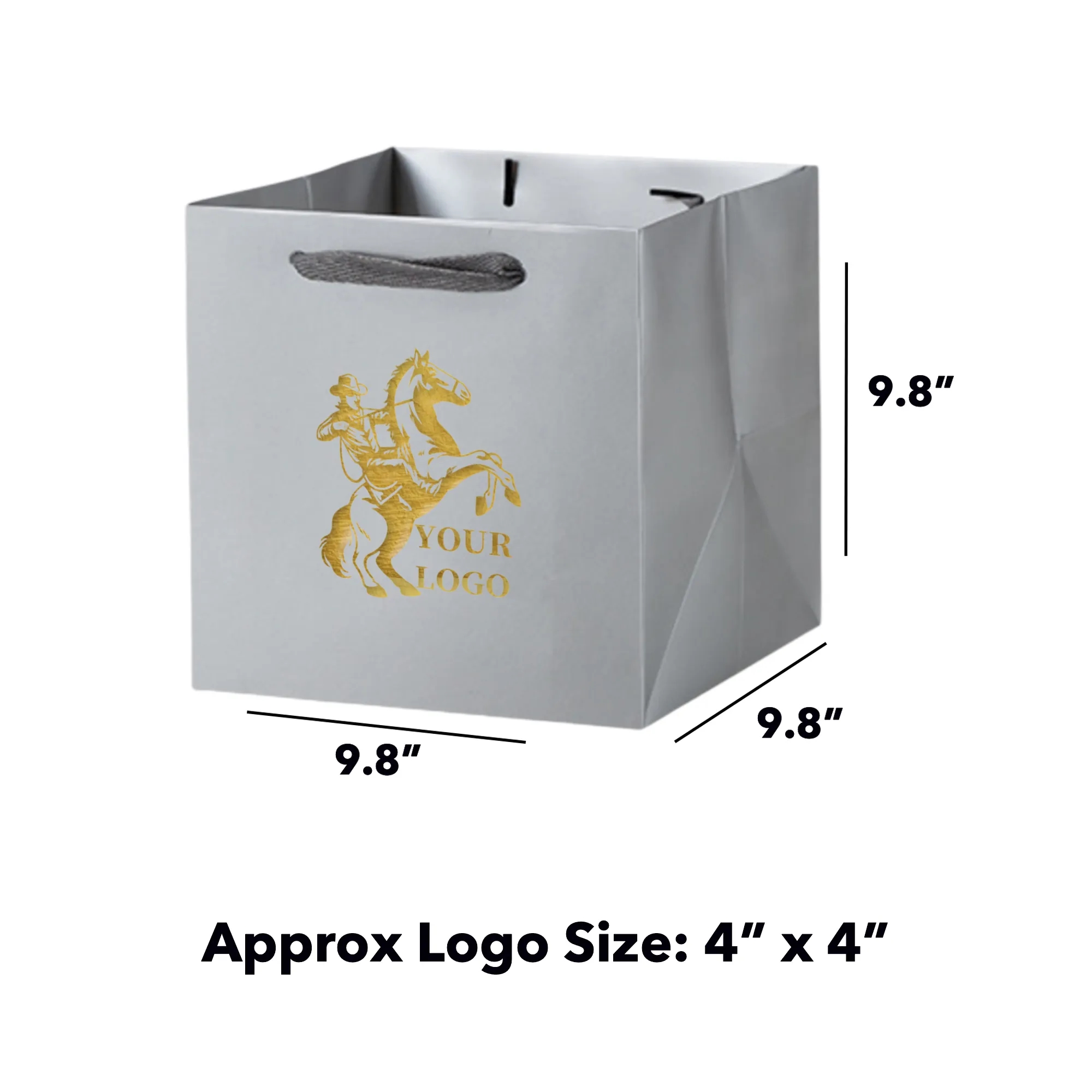 Ribbon Handles Kraft Paper Bag 5