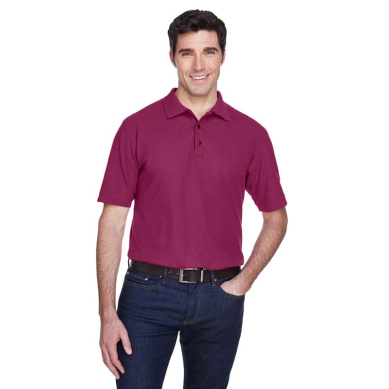 UltraClub Mens Whisper Piqu Polo 6