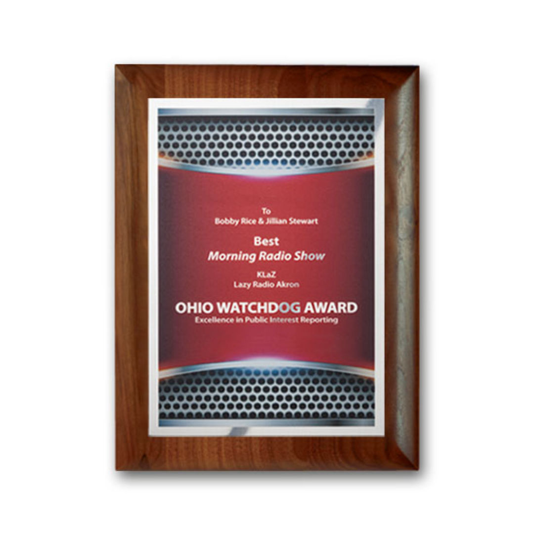 SpectraPrint™ Plaque - Rolled Edge Silver 6
