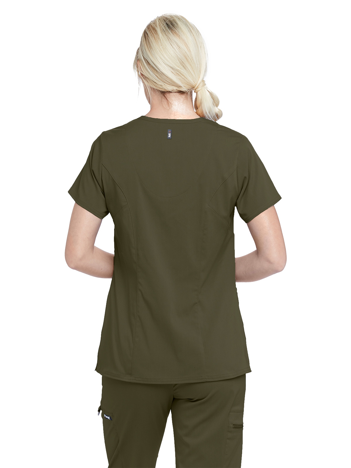 Grey's Anatomy Spandex Stretch - Women's Three-Pocket V-Neck Kim Scrub Top 1