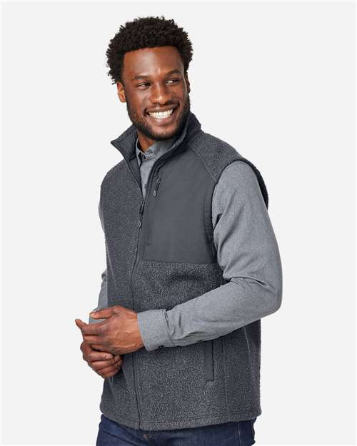 Men's Aura Sweater Fleece Vest - NE714 15