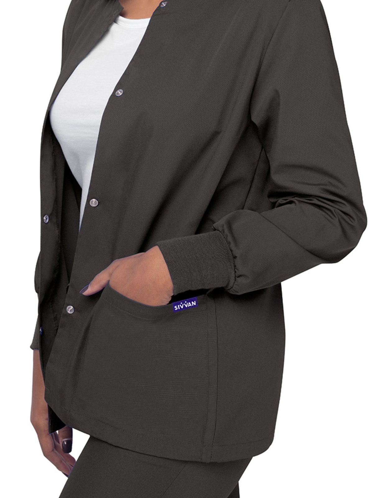 Adar - Sivvan - Women's Warm-Up Snap Close Jacket 32