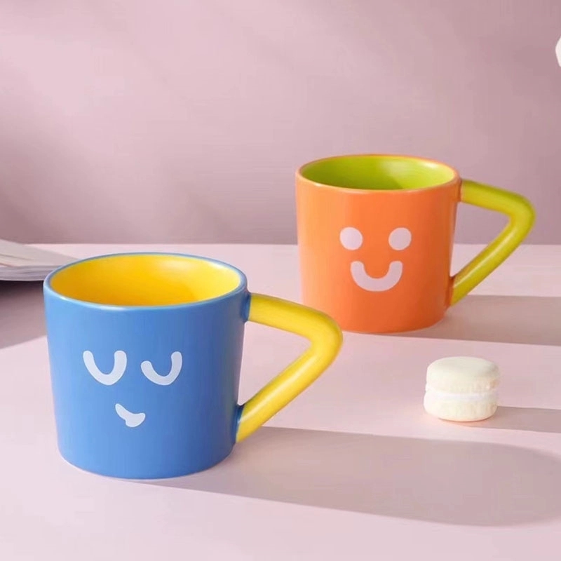 Custom 12 OZ Ceramic Cute Milk Coffee Mug 6