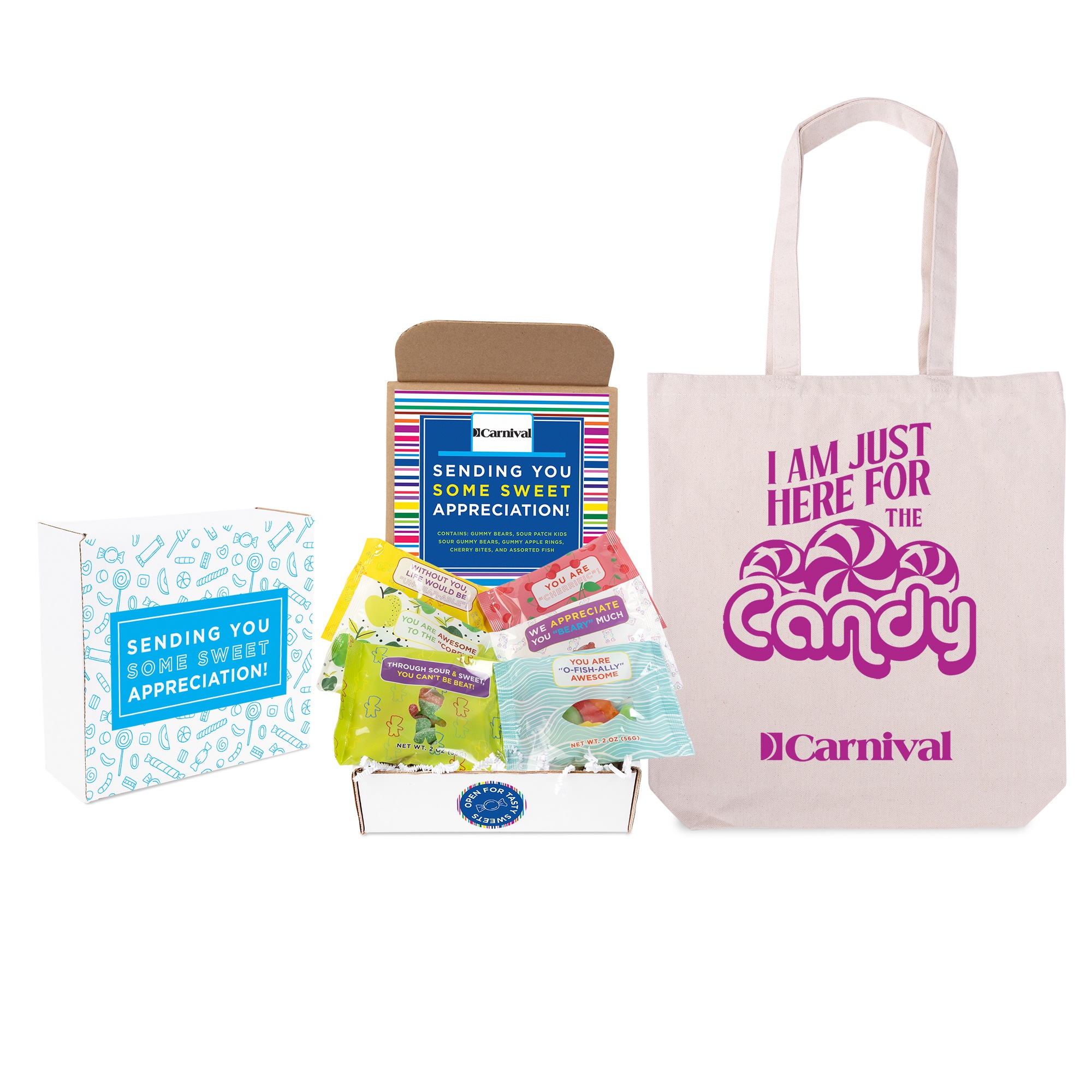 Sweet Appreciation Gummy Candy Mailer with Tote 2