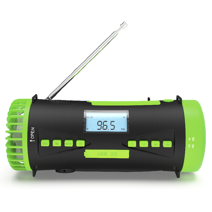 ResQ Emergency Hand Crank Weather Radio – AM/FM/NOAA, Camping Fan & 4000mAh Power Bank 17