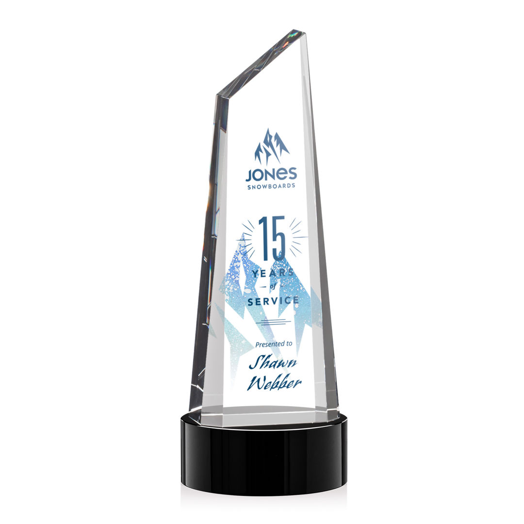 Akron VividPrint™ Award on Base - Black 4
