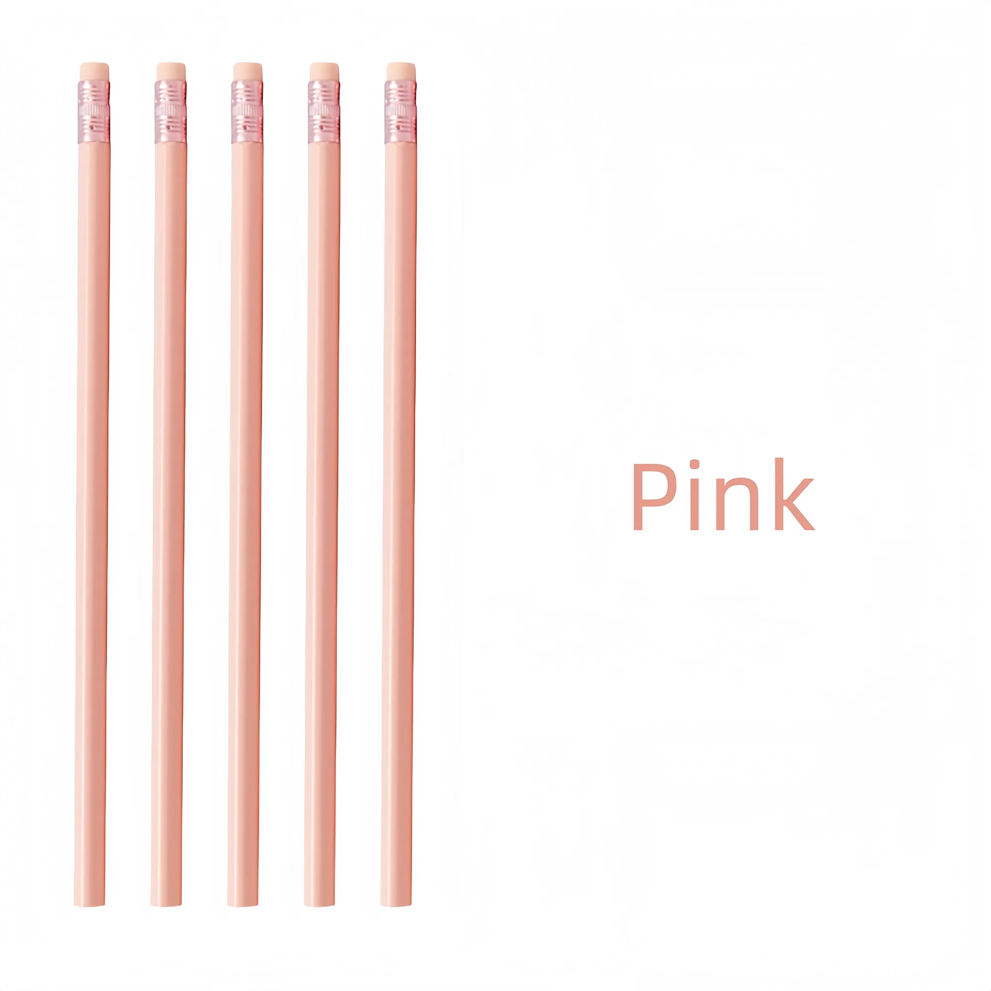 Custom Triangular HB Pencil With Eraser In Pastel Colors 12