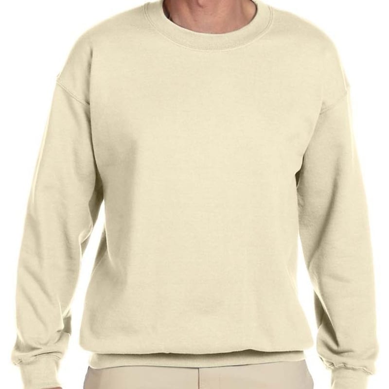 Hanes 9.7 Oz. Ultimate Cotton® 90/10 Fleece Crew, custom hoodie or sweatshirt with logo imprint 16