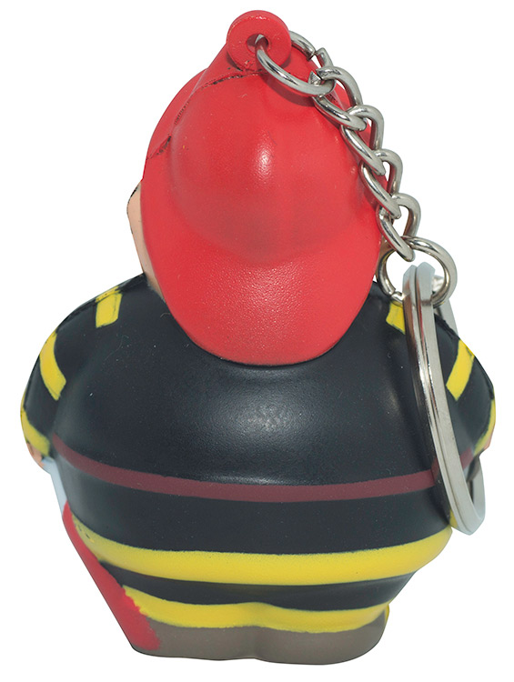 Fireman Stress Reliever Keyring 1