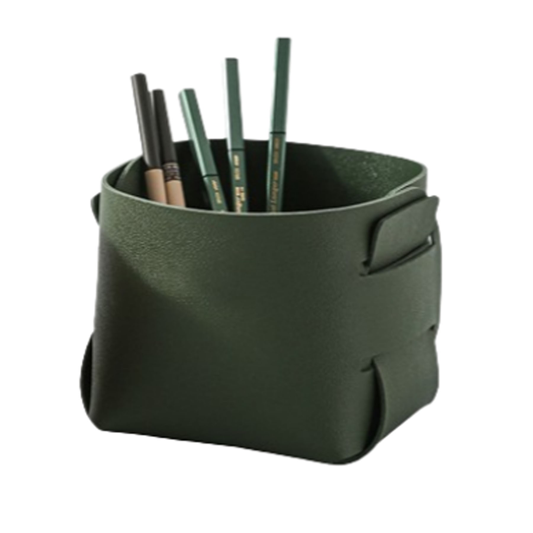Cork Leather Makeup Brush Holder Organizer 3
