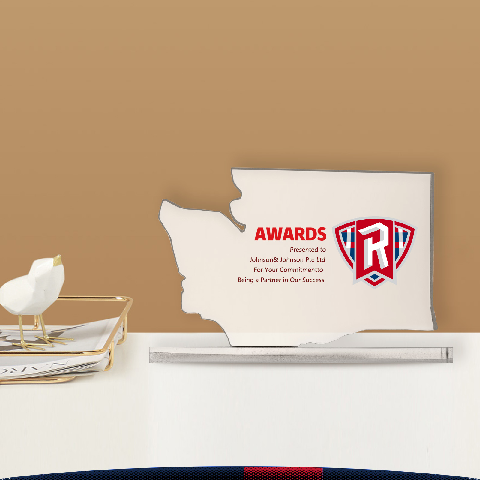 Zenti Washington Crystal Award 3