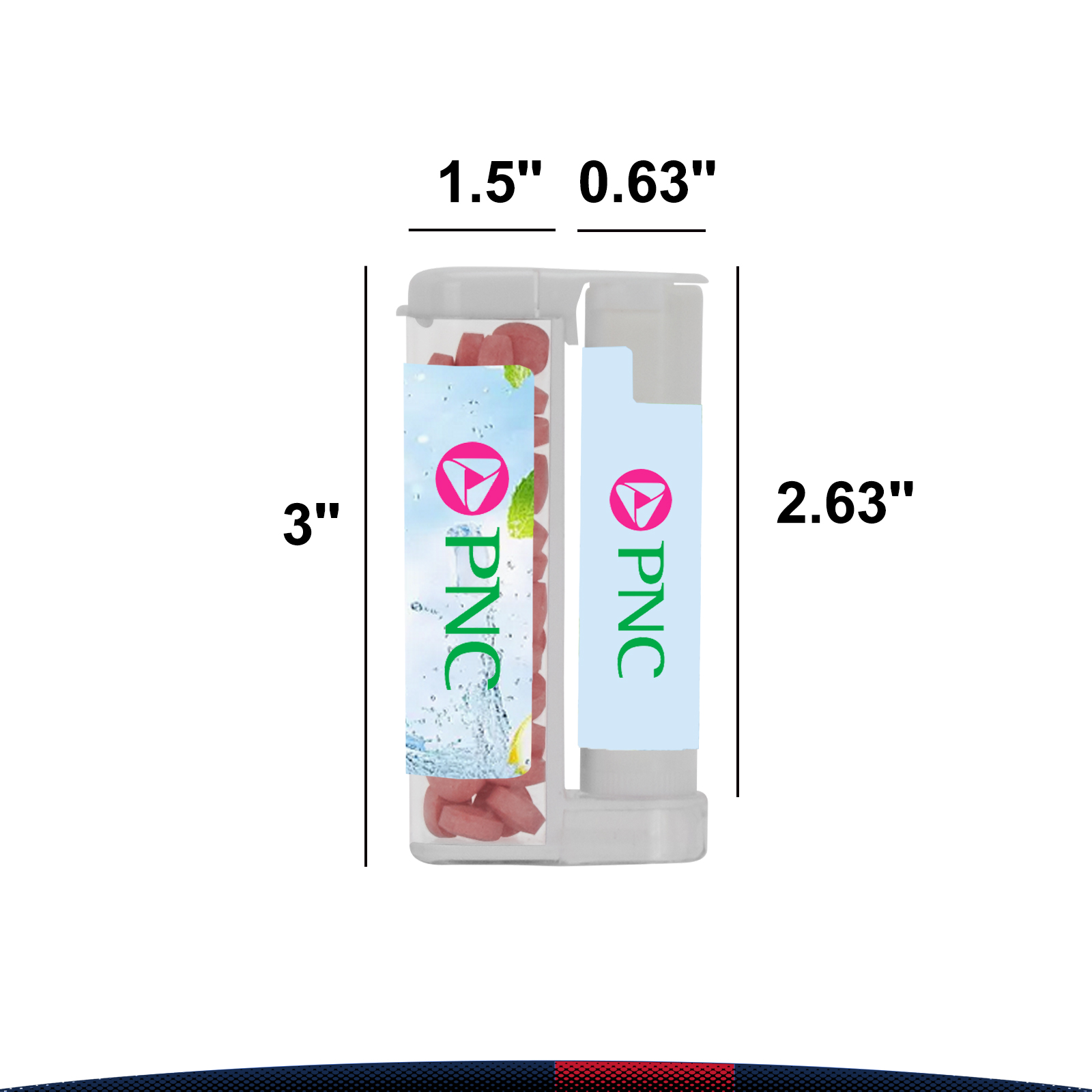 Leyre Flip-Top Duo Sugar Free Mints With SPF 15 Lip Balm 5